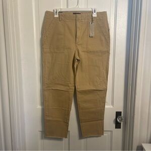 NWT Banana Republic Girlfriend Chinos Khaki Size 12 Petite